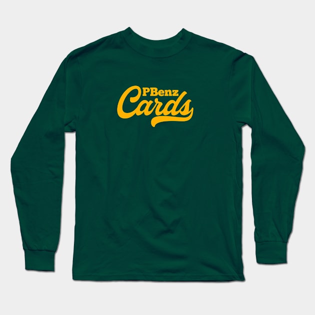 Yellow Logo Long Sleeve T-Shirt by PBenzCards